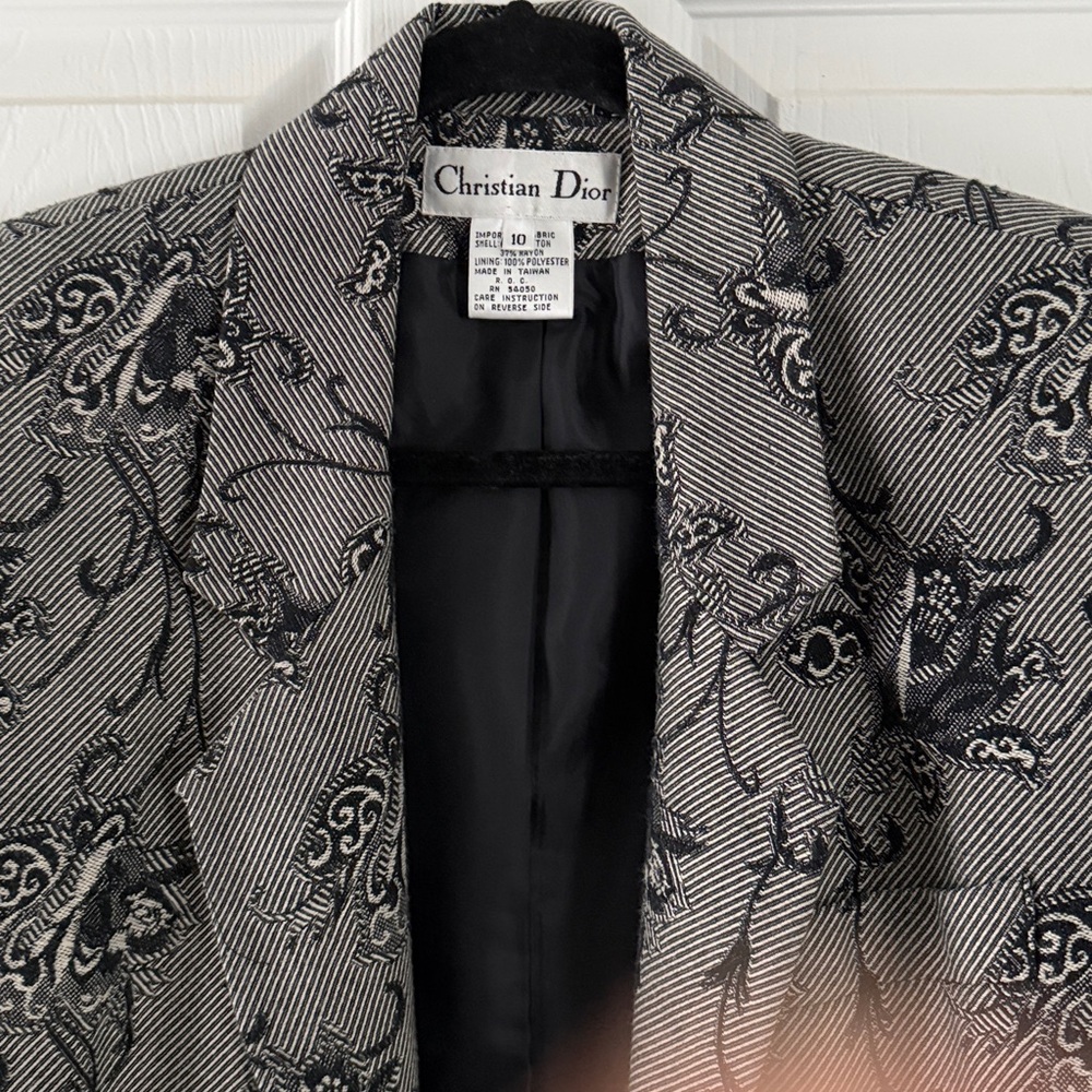 Vintage Christian Dior Jacket 10 - Picture 2 of 13